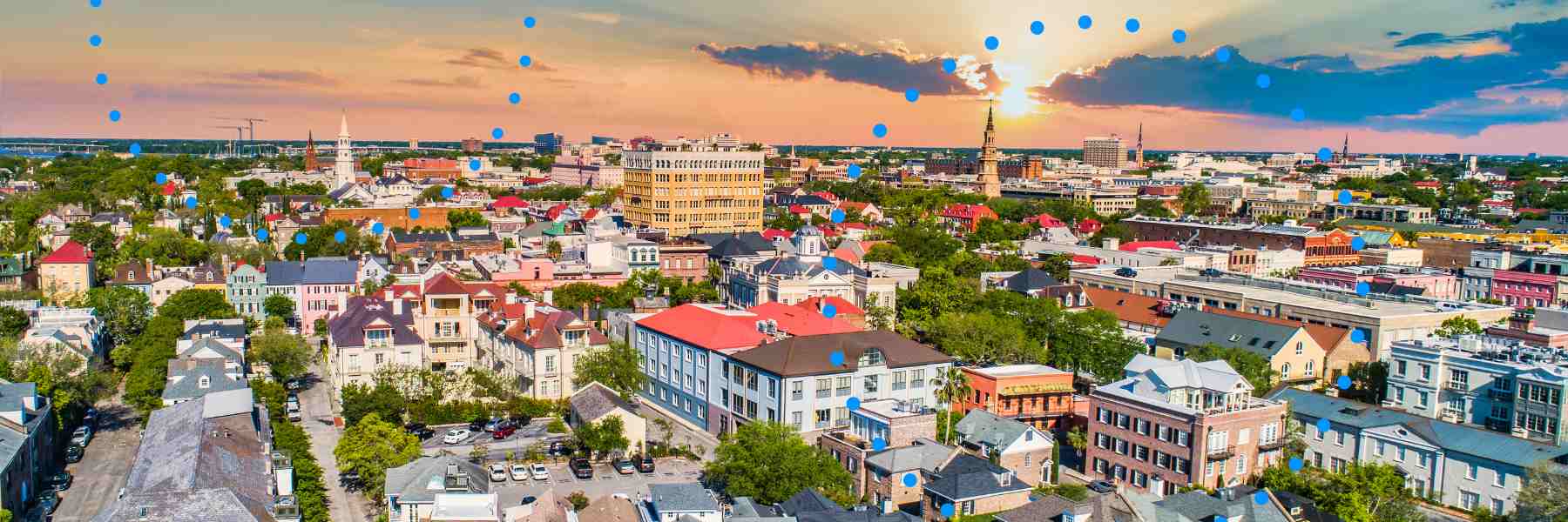Charleston County aerial view
