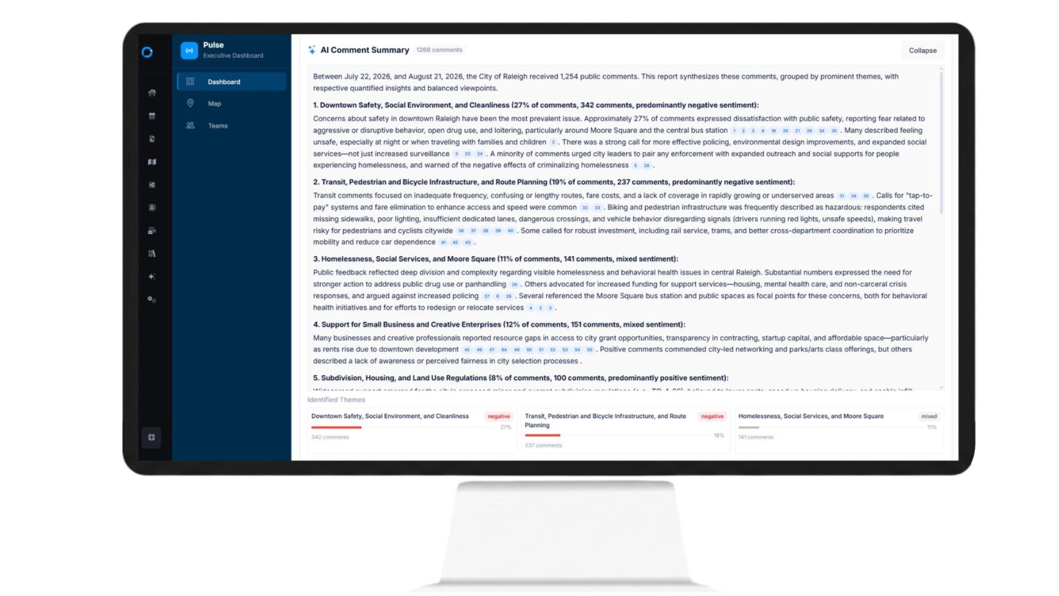 Pulse Desktop AI Comment Summary