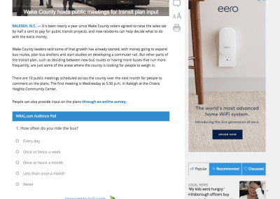 A Data Dashboard for Civic Engagement