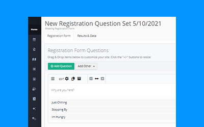 Export Registrant Responses to a Custom Registration Form